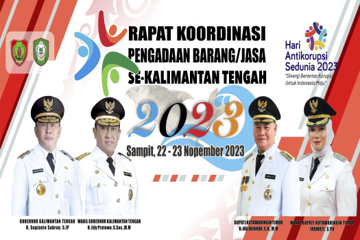 UKPBJ Provinsi Kalteng Bersama UKPBJ Kab. Kotim Gelar Rakor PBJ Tahun 2023